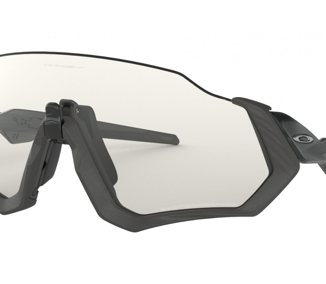 OAKLEY FLIGHT JACKET - BLACK WITH PHOTOCHROMATIC LENS