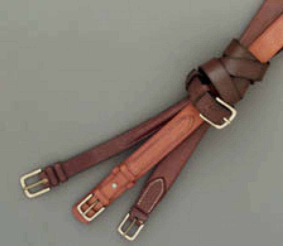 TEXAS POLO LEATHER SPORT BELTS - SAN ANTONIO RANGER